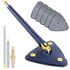 Telescopic Triangle Cleaning Mop with 360 Degree Rotatable Head