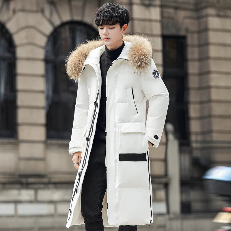 Men's Thick Warm Hooded Winter Parka Coat