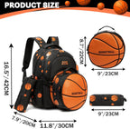 Boys' Fashionable School Backpack 3-Piece Bag Set