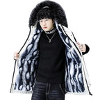 Men's Thick Warm Hooded Winter Parka Coat YA2318