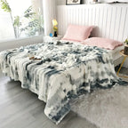 Thick Warm Faux Rabbit Fur Blanket and Soft Plush Throw