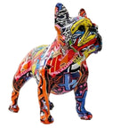 Boho Puppy Dog Flat Acrylic Plaque and Tabletop Ornament