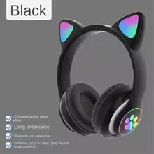 Illuminated Cat Ear Wireless Bluetooth Over-Ear Headset STN-28