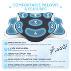 Ergonomic Memory Foam Cervical Pillow for Neck Pain Relief