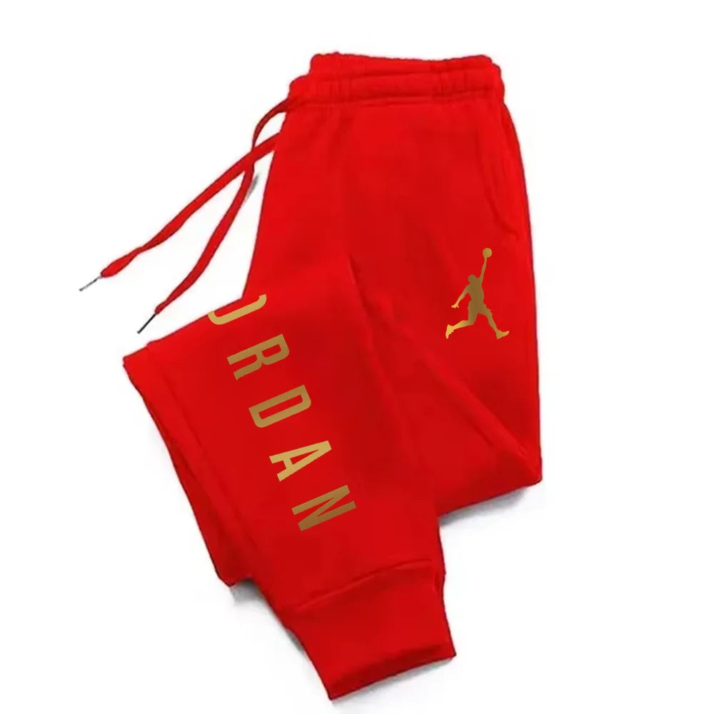 Men's Casual Letter Print Loose Comfortable Sports Pants