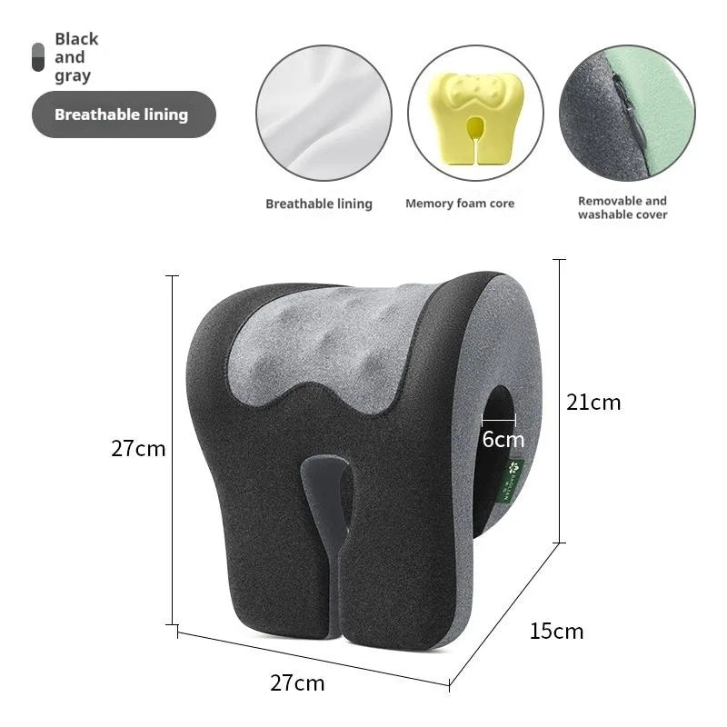 Ergonomic Memory Foam Office Chair Headrest Pillow Neck Support