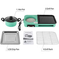 Smokeless 3 in 1 Electric Grill and Korean BBQ Hot Pot