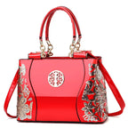 Women's Shiny Patent Leather Shoulder Messenger Bag