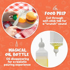Kids 34 PCS BBQ Grill Pretend Cooking Kitchen Utensils Toy Set