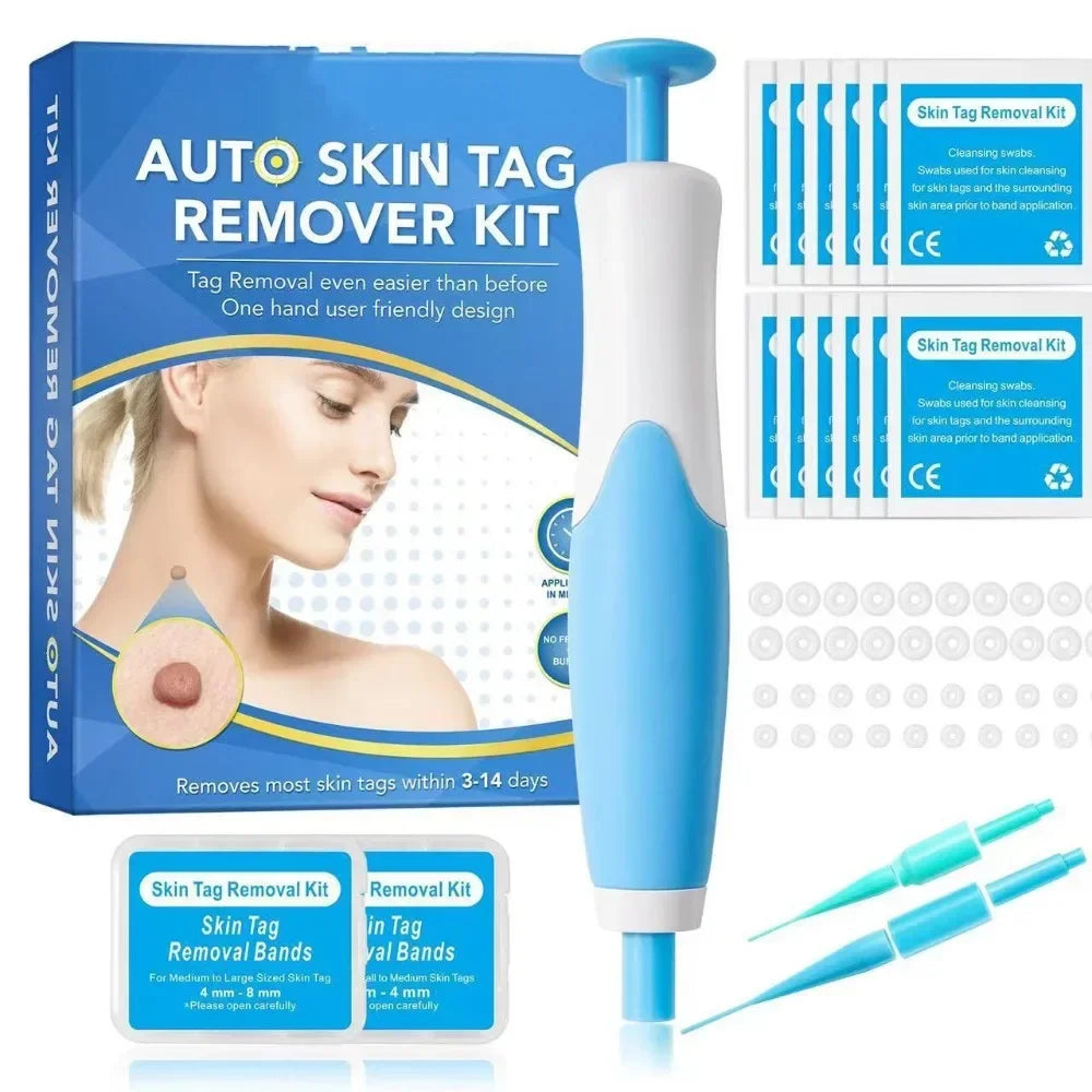 Unisex 2-in-1 Painless Auto Skin Tag & Mole Removal Kit