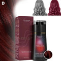 Unisex Natural Semi-Permanent Gray Hair Dye Shampoo 6.8 fl oz