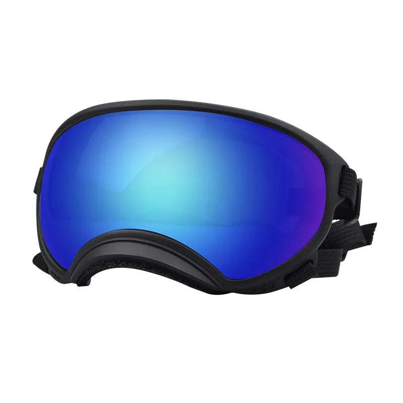 Dog Fashion Sports Sunglasses with Adjustable Strap Anti-Fog Pet Goggles
