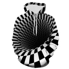 Unisex Colorful Flame 3D Print Pullover Hoodie Sweatshirt