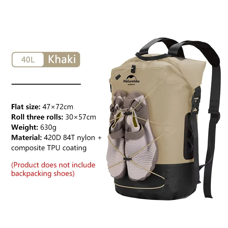 Waterproof Wet and Dry Separation Outdoor Bag with Shoulder Strap