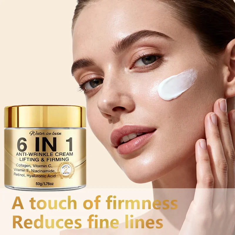 Unisex 6-in-1 Collagen Retinol Firming Anti-Wrinkle Face Cream WA-03-1185 1.8 oz