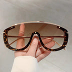Women's Trendy Y2k Futuristic Gradient Semi-Rimless Sports Sunglasses