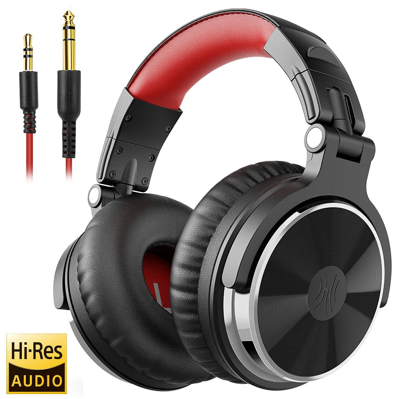 Professional DJ Studio Monitor Over Ear Wired Gaming Headset