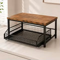 Metal Microwave Stand with Drawer and Multipurpose Countertop Storage Rack