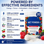 MCT Powder Raspberry Medley Drink Mix 7.6 oz