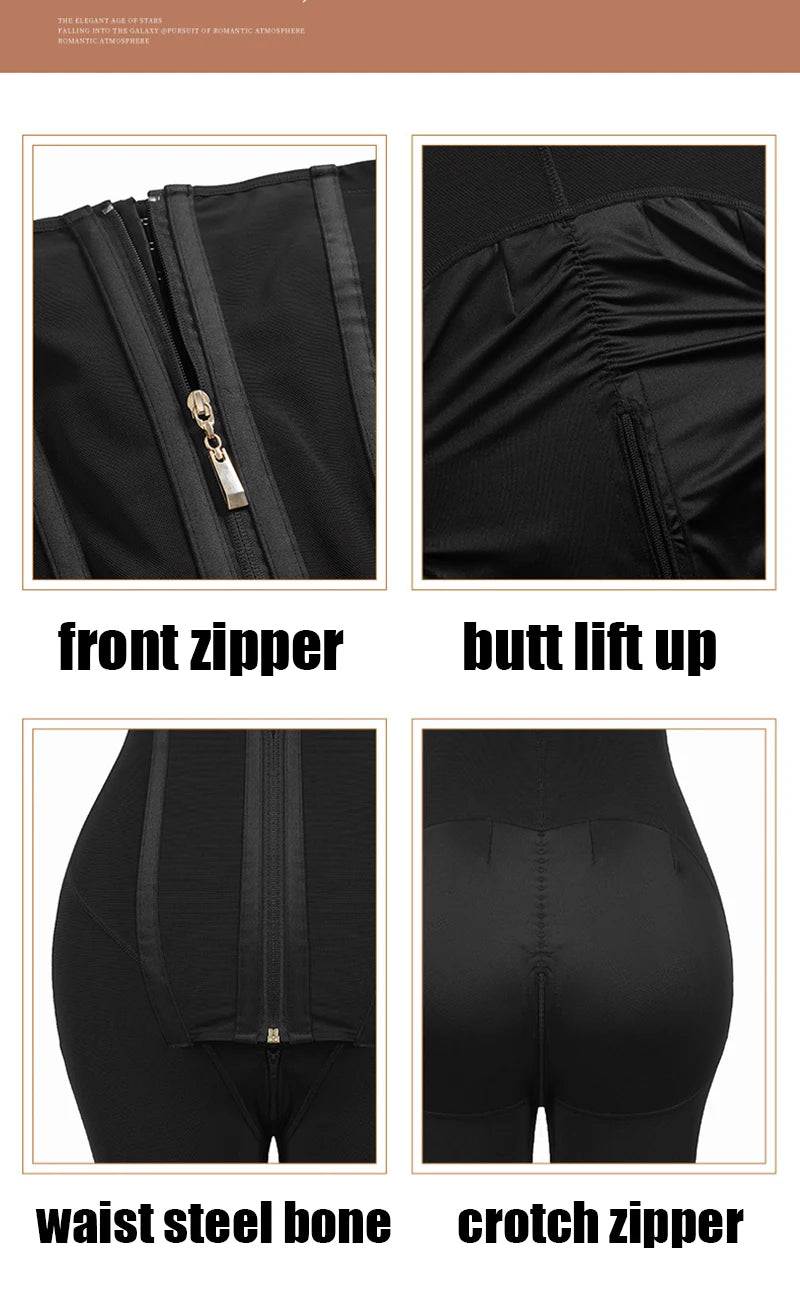 Women's High-Waist Tummy Control Shapewear Shorts With Butt Lift