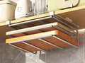 Stainless Steel Under Cabinet Cutting Board and Pot Lid Storage Rack