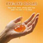 Unisex Persimmon Deodorizing Cleansing Soap Bar and Body Wash