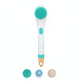 Electric Body Brush Back Scrubber Waterproof Rechargeable Exfoliating Massage Set