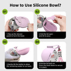 Portable 2-in-1 Dog Water Bottle Leak-Proof Stainless Steel Travel Dispenser for Small Dogs