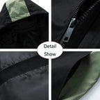 Men's Casual Outdoor Loose Fit Hooded Windbreaker Jacket 2302