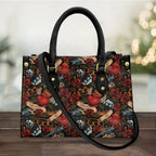 Women's Skull Pattern Faux Leather Shoulder Tote Bag