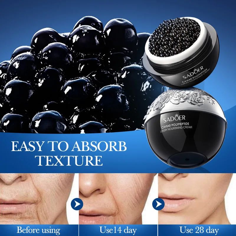 Women's Collagen Pearl Caviar Firming Anti-Wrinkle Face Cream 1.1 oz