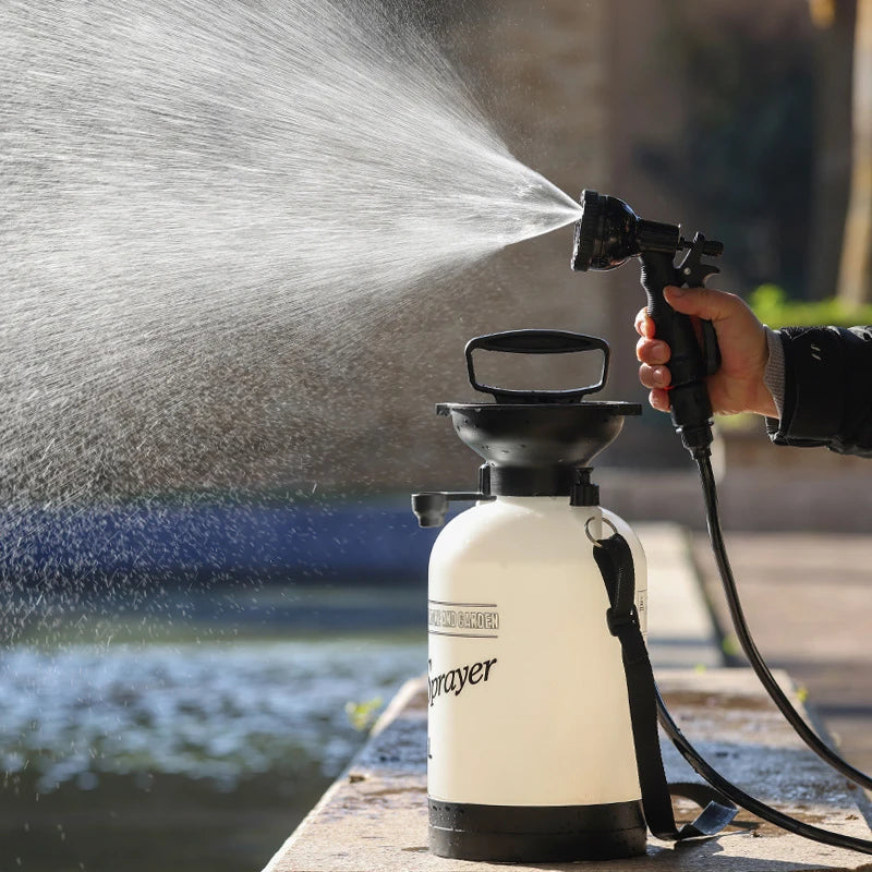 Portable Manual Camping Shower with 9.8-ft Hose