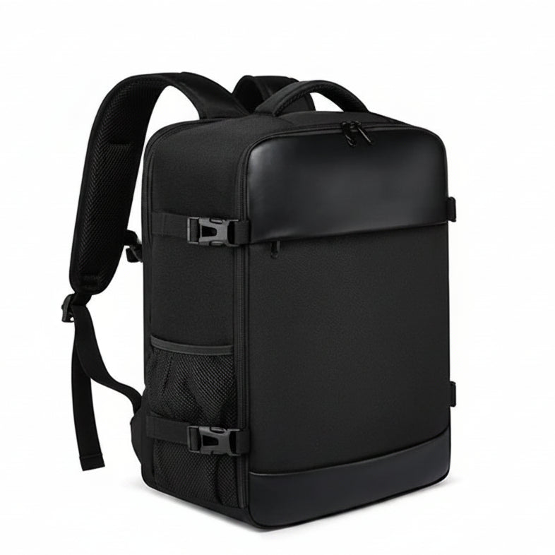Unisex Business Nylon Multi-Compartment Travel Laptop Backpack BJ855