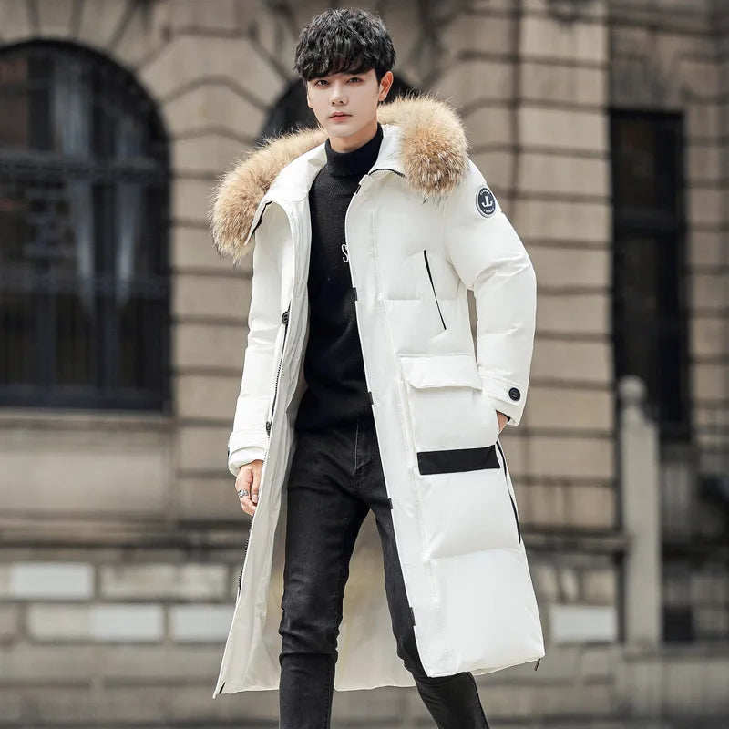 Men's Thick Warm Hooded Winter Parka Coat