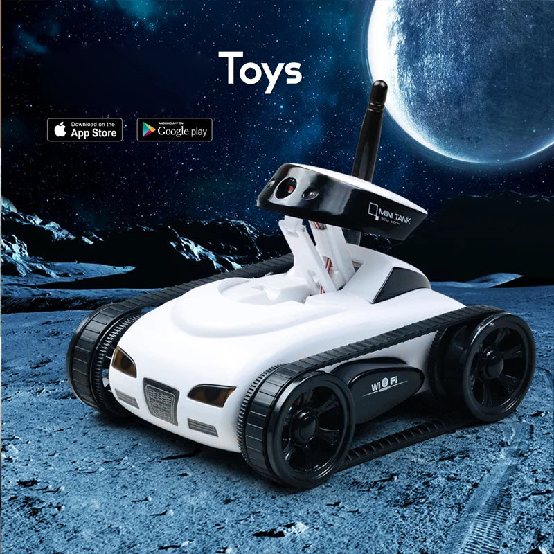 WiFi Remote Control Four-Channel Real-Time Camera Tracked Tank Toy