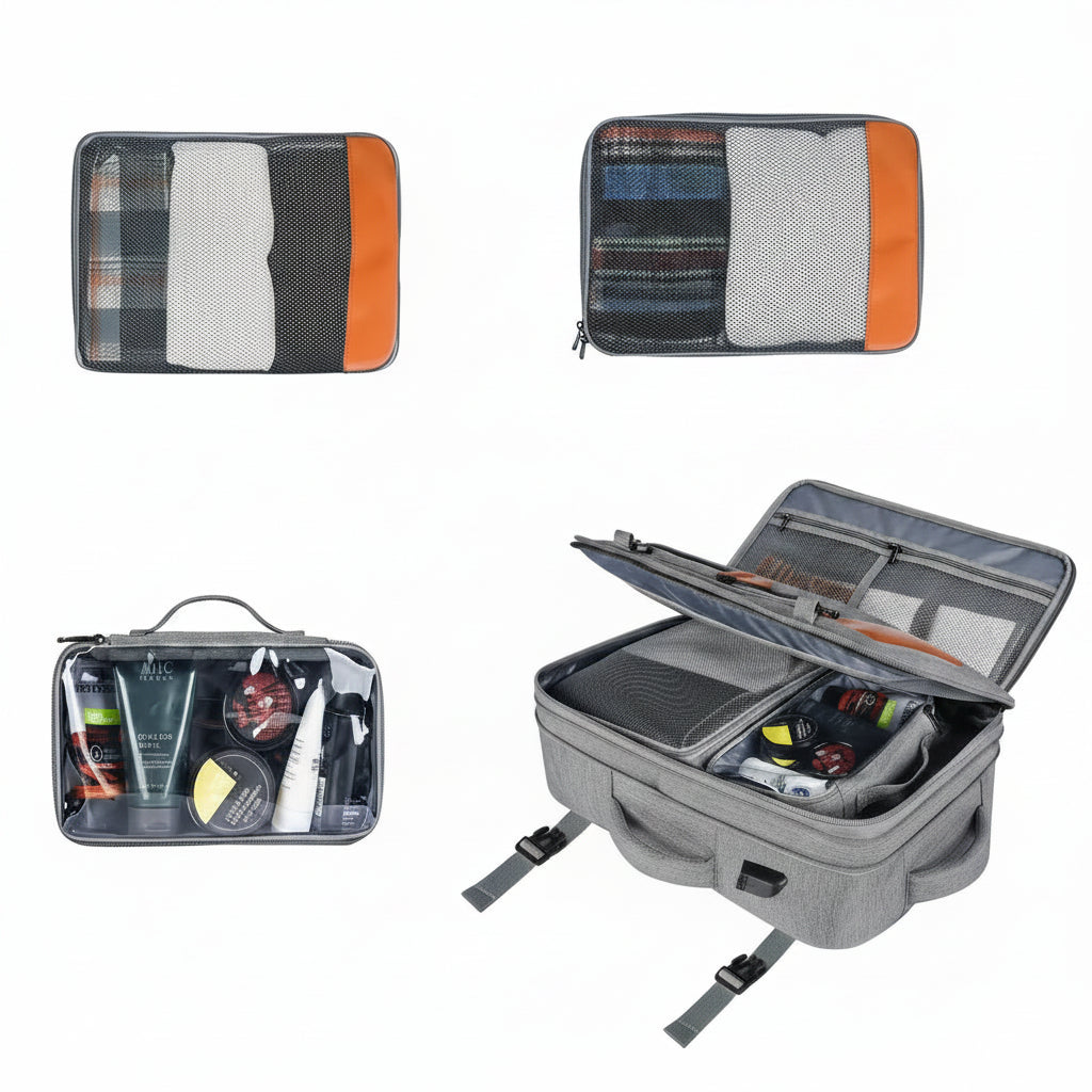 Unisex Waterproof Expandable Travel Luggage Backpack 8092