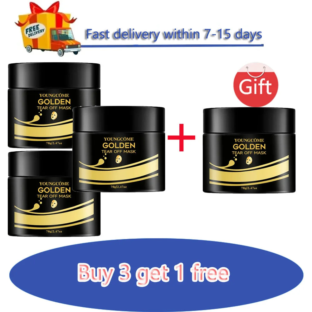 Women's 24K Gold Tear Off Deep Cleansing Peel Face Mask YH1401