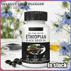 Ethiopian Black Seed Oil Softgels Herbal Dietary Supplement