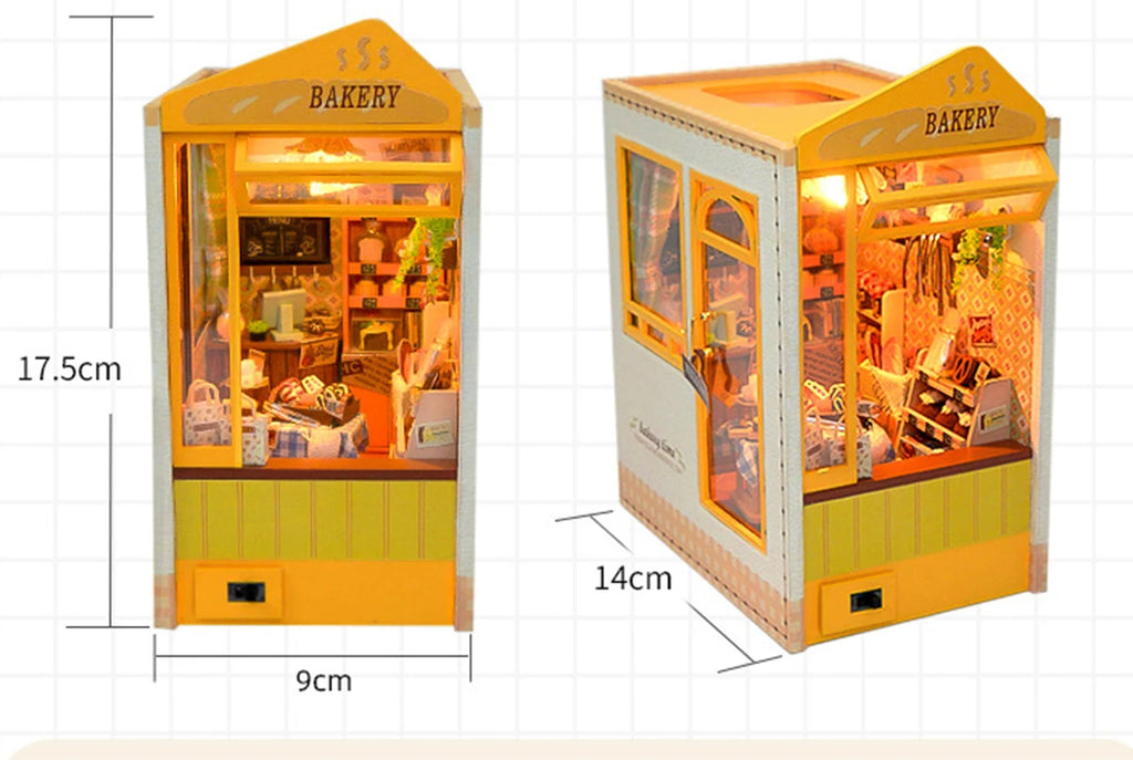DIY Ball Miniature Dollhouse Kit Dream Bottle Assembly Toy