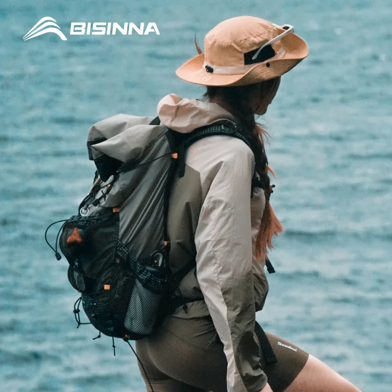 Ultralight Camping and Hiking Backpack with Expandable Top