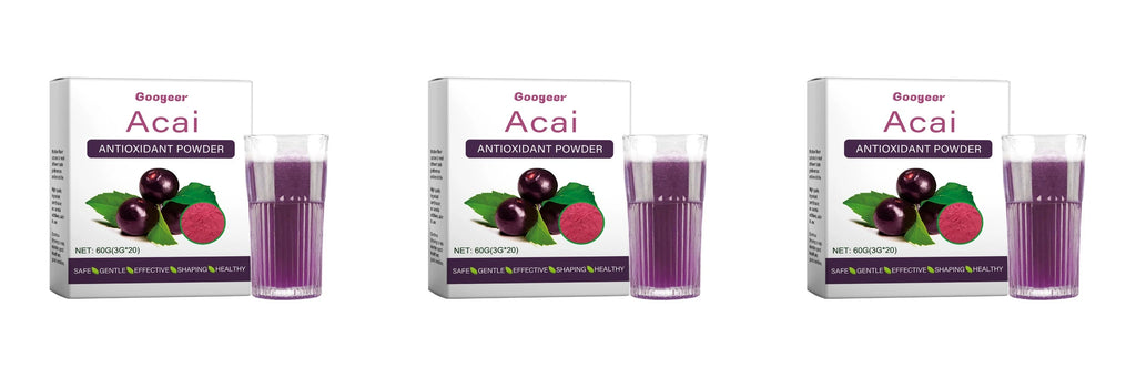 Acai Berry Antioxidant Powder Dietary Supplement Drink Mix 60g