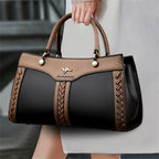 Women's Multi Layered Soft Leather Shoulder Crossbody Bag