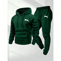 Men's Casual Hoodie and Sweatpants Two Piece Tracksuit Set