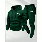 Men's Casual Hoodie and Sweatpants Two Piece Tracksuit Set