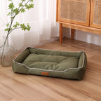 Corduroy Dog Sofa Bed Large Winter Warm Cushion for Cats and Dogs