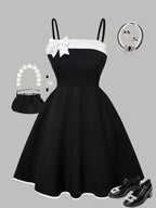 Girls' Bow Summer Dress B1180