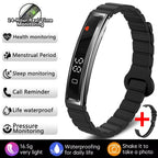 Waterproof Fitness Tracker Smart Band and Health Monitor Smartwatch