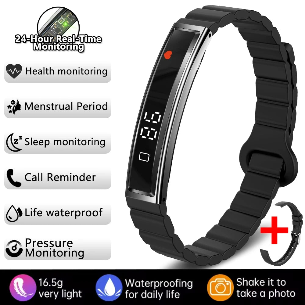 Waterproof Fitness Tracker Smart Band and Health Monitor Smartwatch