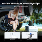 Portable Camping Shower with IPX7 Waterproof Electric Pump