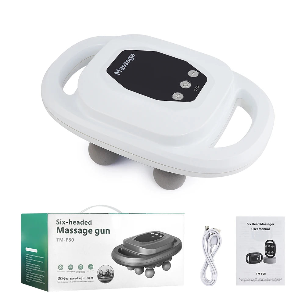 42-Head Cordless Percussion Muscle Massage Gun 1.65in Stroke
